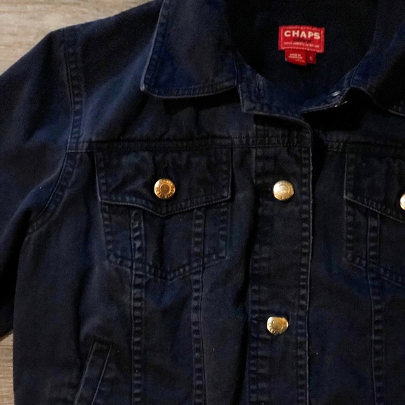 🌻Chaps Navy Denim Jacket🌻 - Picture 4 of 5